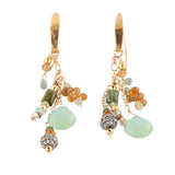 Adira Chalcedony & Citrine Earrings