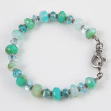 Elena Peruvian Opal & Blue Topaz Bracelet