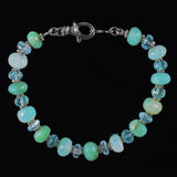 Elena Peruvian Opal & Blue Topaz Bracelet