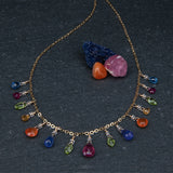 Jewel Multi Stone Briolette Necklace