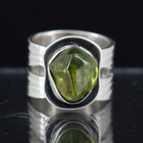 Valerie Peridot & Fine Silver Ring