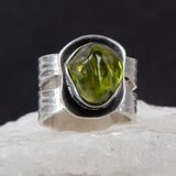 Valerie Peridot & Fine Silver Ring