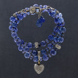 Violet Pave Diamond & Tanzanite Necklace / Bracelet