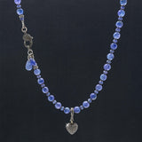 Violet Pave Diamond & Tanzanite Necklace / Bracelet