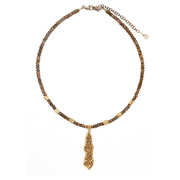 SansKrit "Precious Human Existence" Andalusite Necklace