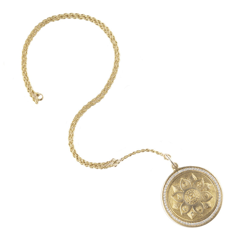 Louise Gold Vermeil & Diamond Chakra Necklace