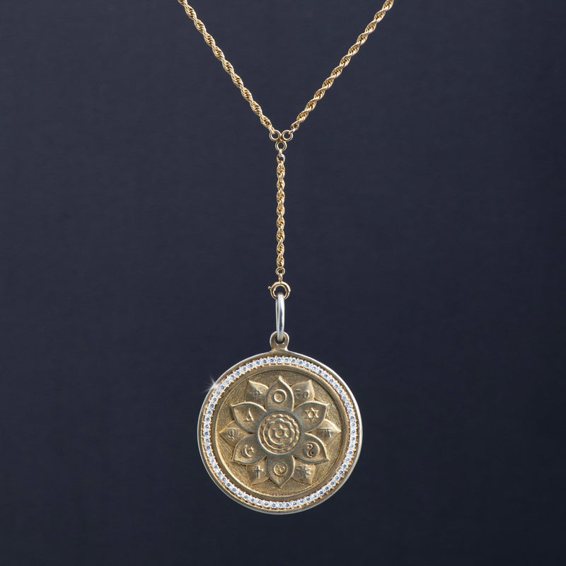 Louise Gold Vermeil & Diamond Chakra Necklace