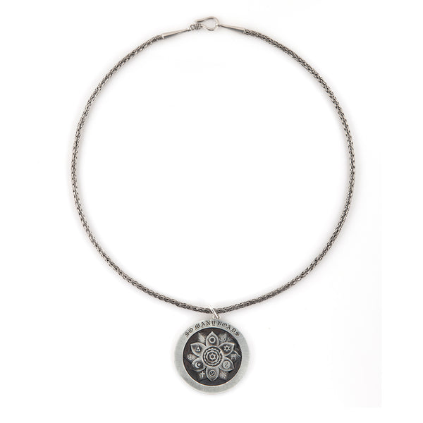 Stevi Silver Chakra Necklace