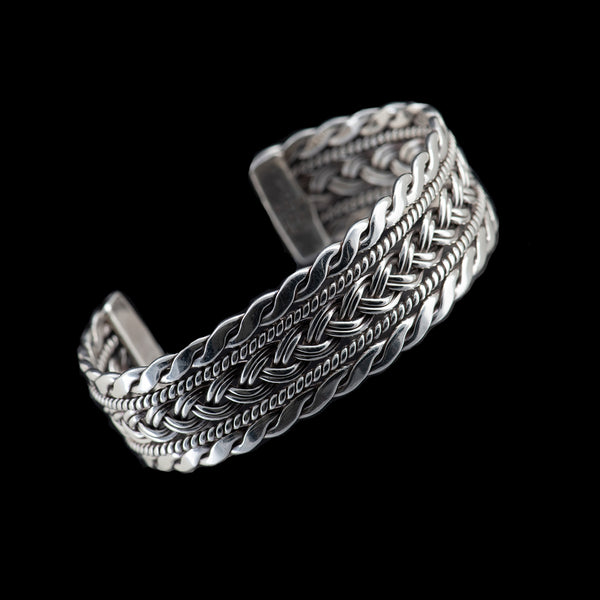 Petra Sterling Silver Braided Bracelet