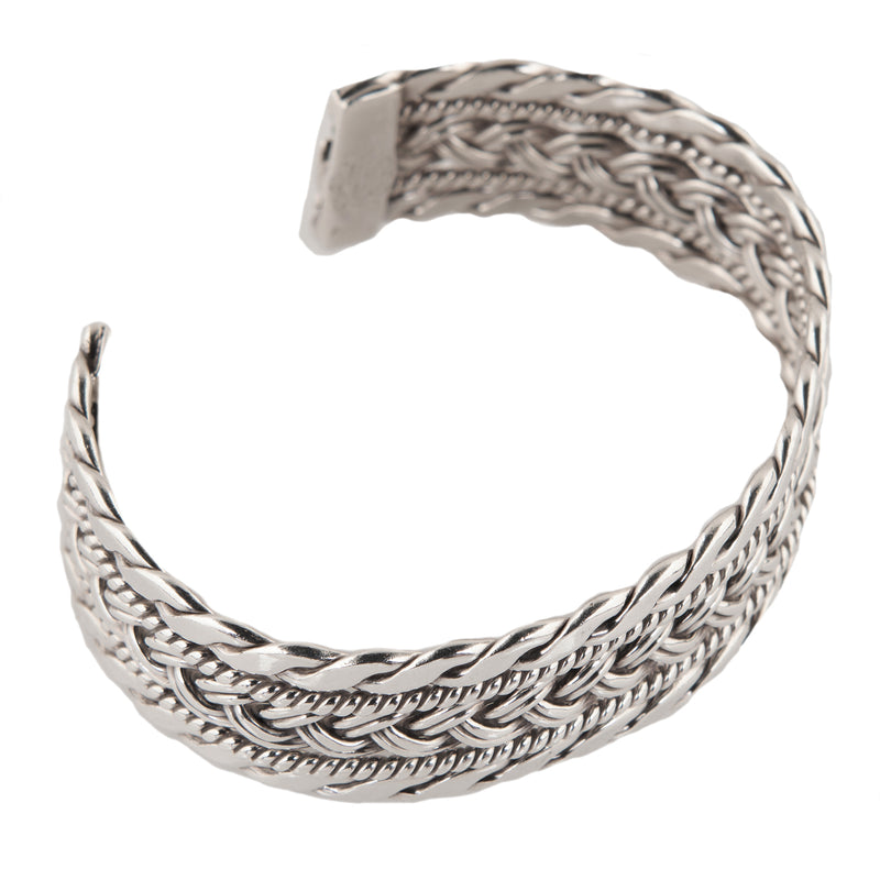 Petra Sterling Silver Braided Bracelet