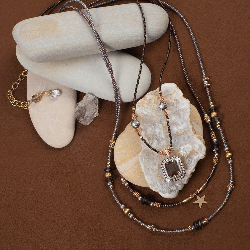 Textile Necklace: Shop block print boho necklace online at bebaakstudio.com  – Bebaak