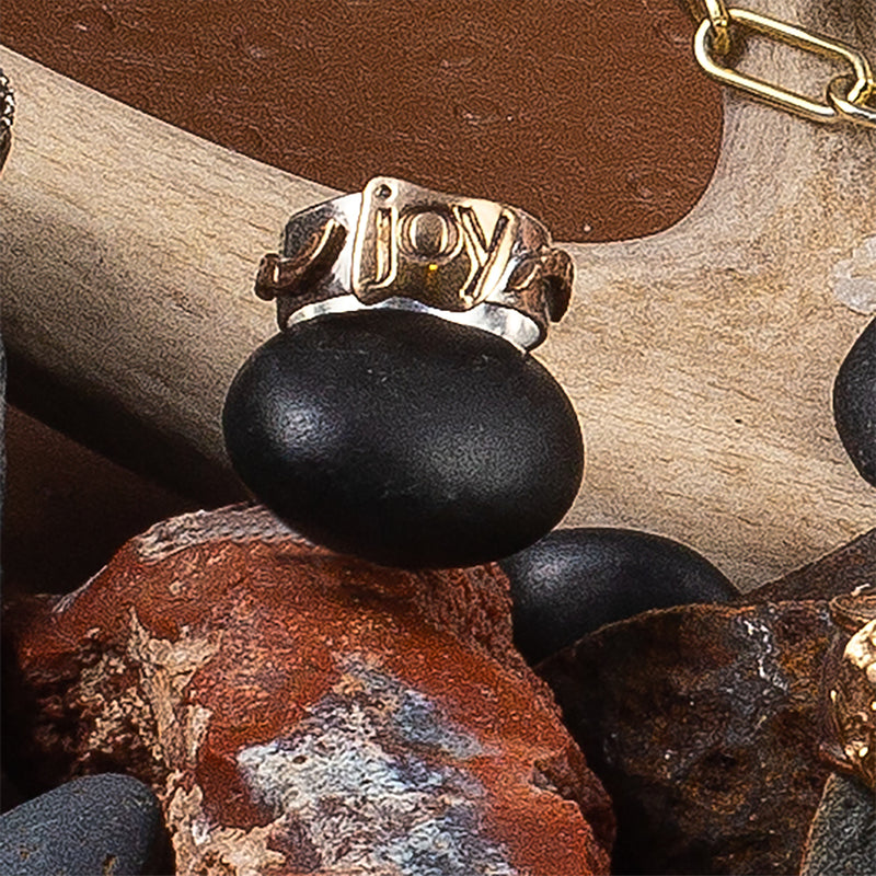 Joy Sterling Silver & Bronze Ring