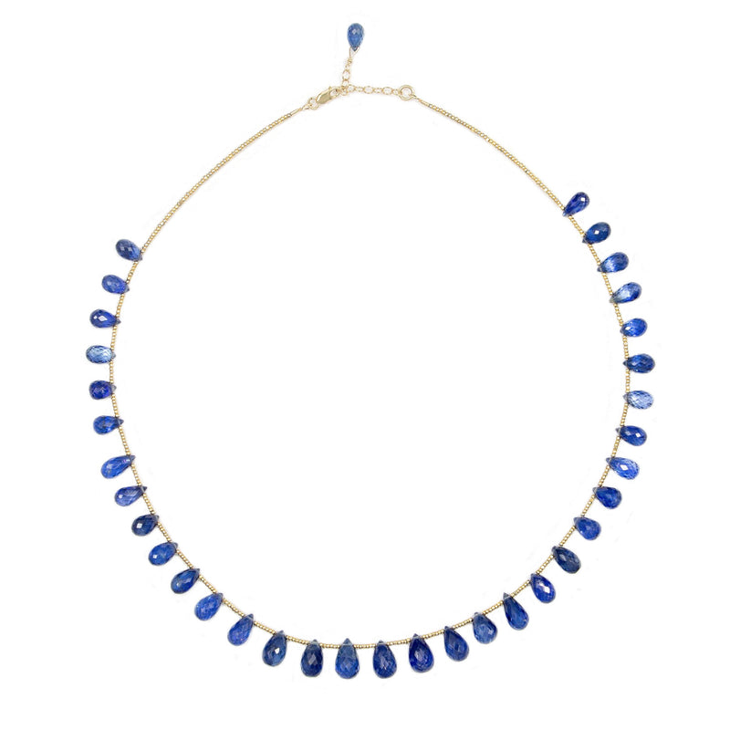 Arabella Kyanite Briolette & 14k Gold Necklace