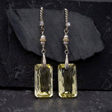 Antoinette Lemon Quartz & 14k Gold Earrings