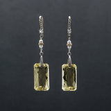 Antoinette Lemon Quartz & 14k Gold Earrings