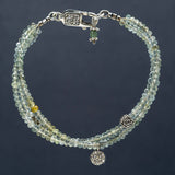 Talia Moss Green Aquamarine & Diamond Bracelet