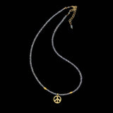 Heidi 14K Gold Peace Vermeil & Mystic Topaz Necklace