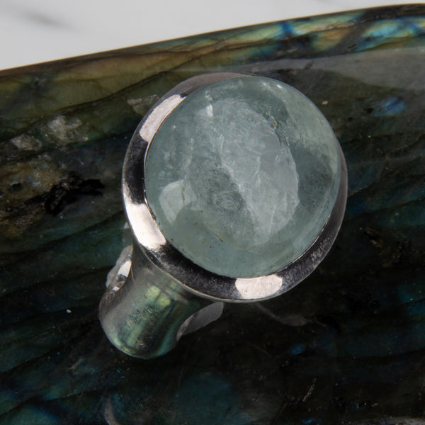 Lillian Aquamarine & Sterling Silver Ring