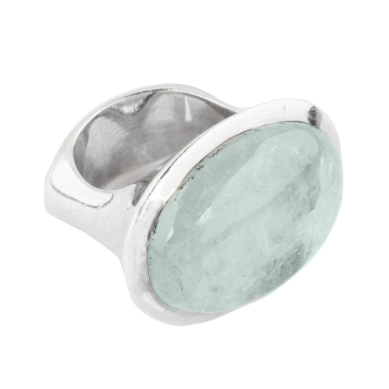 Lillian Aquamarine & Sterling Silver Ring