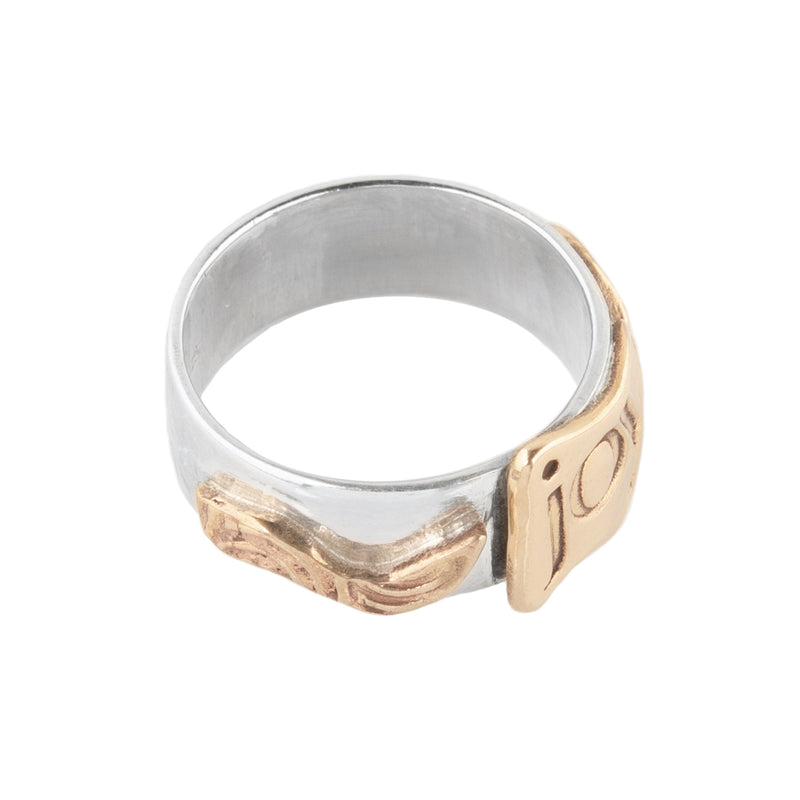 Joy Sterling Silver & Bronze Ring