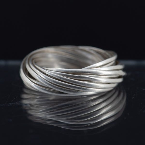 Zoe Sterling Silver Multi Band Ring