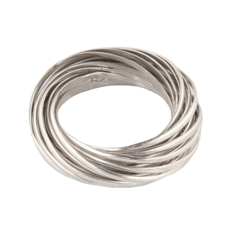 Zoe Sterling Silver Multi Band Ring
