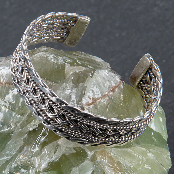 Petra Sterling Silver Braided Bracelet